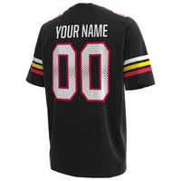 Maryland Terrapins Custom Replica Football Jersey - Black