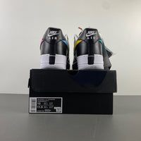 Low Top Sneakers, Blue Black Green Pink Colorway, Mismatched Colorway, Lace Up Design, Casual Gift for Sneaker Fans
