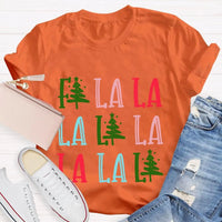 Fa La La Christmas Tree Shirt, Fa La La La Christmas Tree T-Shirt, Festive Holiday Tree Graphic Tee, Adorable Christmas Tree Tee, Xmas Present
