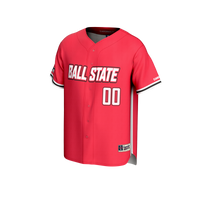 Ball State Cardinals NIL Pick-A-Player Lightweight Baseball Jersey - Cardinal