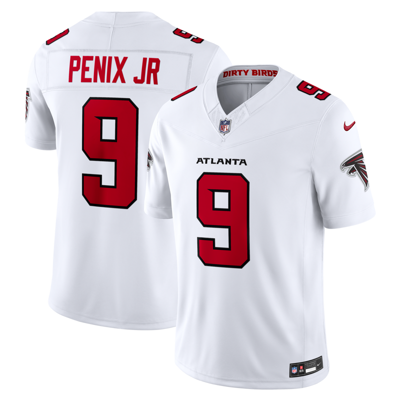 Atlanta Falcons Michael Penix Jr. White Stitched Limited Jersey
