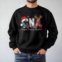 Certified Nursing Assistant Holiday Sweater, CNA Christmas Sweatshirt, Festive CNA Nurse Crewneck, Healthcare Worker Xmas Present Pullover