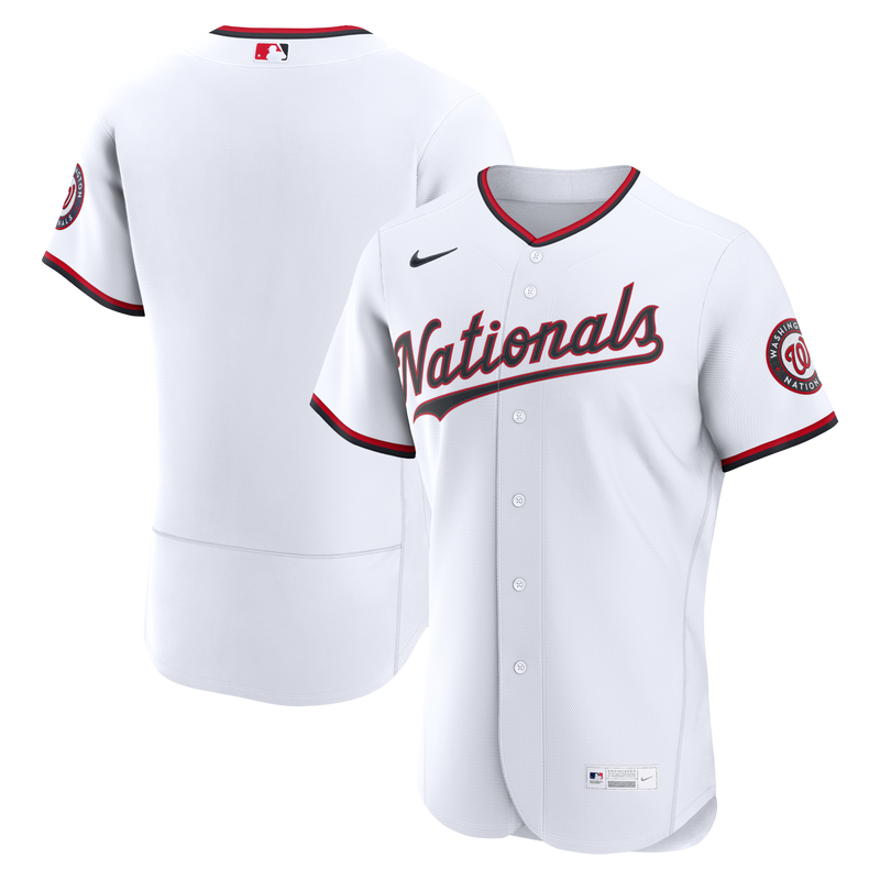Washington Nationals White Home Authentic Jersey