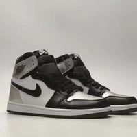 Sneakers, Black Silver Colorway, Lace Up Design, Casual Gift for Sneaker Fans