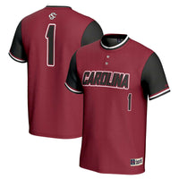 #1 South Carolina Gamecocks Lightweight Softball Jersey - Garnet