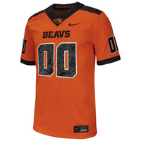 Oregon State Beavers Custom Football Game Jersey - Orange