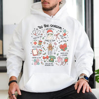 Tis the Season Medical Hoodie, Nurse Christmas Hoodie, Festive Healthcare Pullover Hoodie, Holiday RN Student Hooded Sweatshirt, Nurse Present