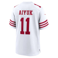 San Francisco 49ers Brandon Aiyuk White Game Jersey