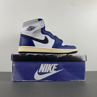 High Top Sneakers, Blue White Colorway, Lace Up Design, Casual Gift for Sneaker Fans