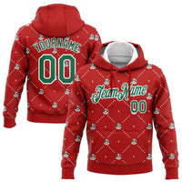 3D Pet Graphic Pullover Sweatshirt, Custom Christmas Dog Santa Hoodie, Personalized Dog Lover Hoodie, Festive Xmas Holiday Apparel Present