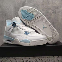 Mid Top Sneakers, Blue Colorway, Lace Up Design, Casual Gift for Sneaker Fans