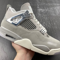Low Top Sneakers, Silver Colorway, Metallic Finish, Lace Up Design, Casual Gift for Sneaker Fans