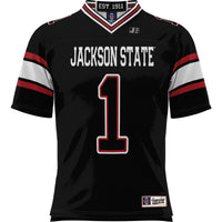 #1 Jackson State Tigers Football Jersey - Black