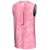#1 Cornell Big Red Lightweight Basketball Fashion Jersey - Pink