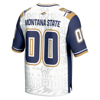 Montana State Bobcats 2025 NCAA FCS Football National Champions Commemorative Fashion Jersey - White