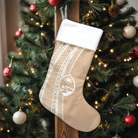 Polynesian Tribal Pattern Christmas Stocking, Personalized Guam Christmas Stocking, Island Heritage Holiday Stocking, Chamorro Family Decor