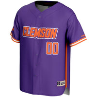 Clemson Tigers NIL Pick-A-Player Lightweight Baseball Jersey - Purple