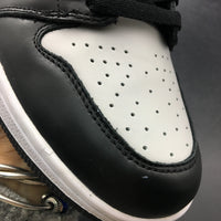 Sneakers, Black Gray Colorway, Leather Footwear, Lace Up Design, Casual Gift for Sneaker Fans