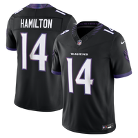 Baltimore Ravens Kyle Hamilton Black Alternate Stitched Limited Jersey
