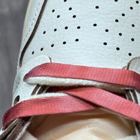 High Top Sneakers, Red Colorway, Lace Up Design, Casual Gift for Sneaker Fans
