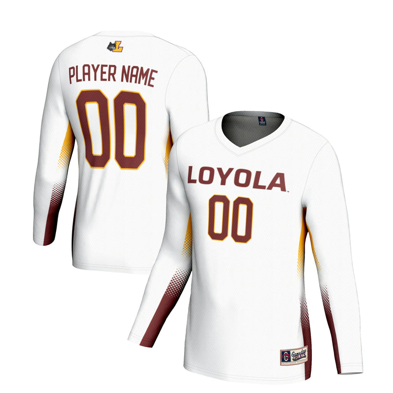 Loyola Chicago Ramblers NIL Lightweight Volleyball Jersey - White