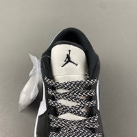Low Top Sneakers, White Black Colorway, Lace Up Design, Casual Gift for Sneaker Fans