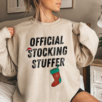 Retro Holiday Season Graphic Pullover, Humorous Stocking Stuffer Sweatshirt, Adorable Christmas Party Sweater, Unisex Xmas Festive Crewneck