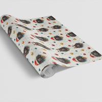 Dog Holiday Gift Wrap Paper, Watercolor Spaniel Christmas Wrapping Paper, Adorable Puppy Wrapping Paper, Dog Lover Xmas Wrap