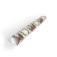 Adorable Deer in Red Sweater Gift Wrap, Watercolor Reindeer Wrapping Paper, Winter Holiday Present Paper, Christmas Gift Wrapping Paper Roll