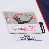 New England Patriots Tom Brady White 2000 Legacy Replica Jersey