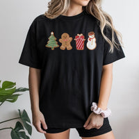 Adorable Holiday Graphic Tee, Gingerbread Man Cookie Christmas T-Shirt, Humorous Xmas Baking Shirt, Festive Christmas Graphic T-Shirt, Adorable Present