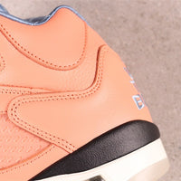 High Top Sneakers, Peach Colorway, Lace Up Design, Casual Gift for Sneaker Fans