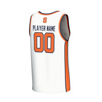 Syracuse Orange NIL Pick-A-Player Basketball Lightweight Jersey - White