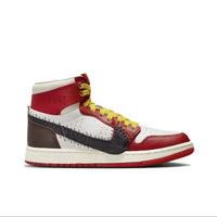Basketball Shoes, White Black Red Colorway, Retro, High Top, Lace Up Design, Casual Gift for Shoe Lovers