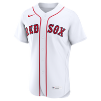 Boston Red Sox White Home Authentic Custom Jersey