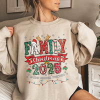 Making Memories Together Sweatshirt, Family Christmas 2025 Sweatshirt, Matching Family Holiday Sweater, Custom Xmas Crewneck Present
