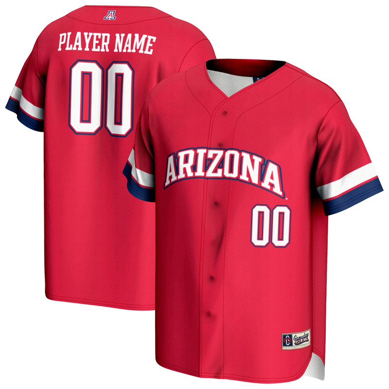 Arizona Wildcats NIL Pick-A-Player Lightweight Baseball Jersey - Red
