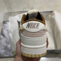 Low Top Sneakers, Off White Brown Colorway, Lace Up Design, Casual Gift for Sneaker Fans
