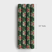 Video Game Christmas Gift Wrap, Gamer Santa Wrapping Paper, Humorous Gaming Santa Wrapping Paper, Tech Lover Holiday Paper Roll