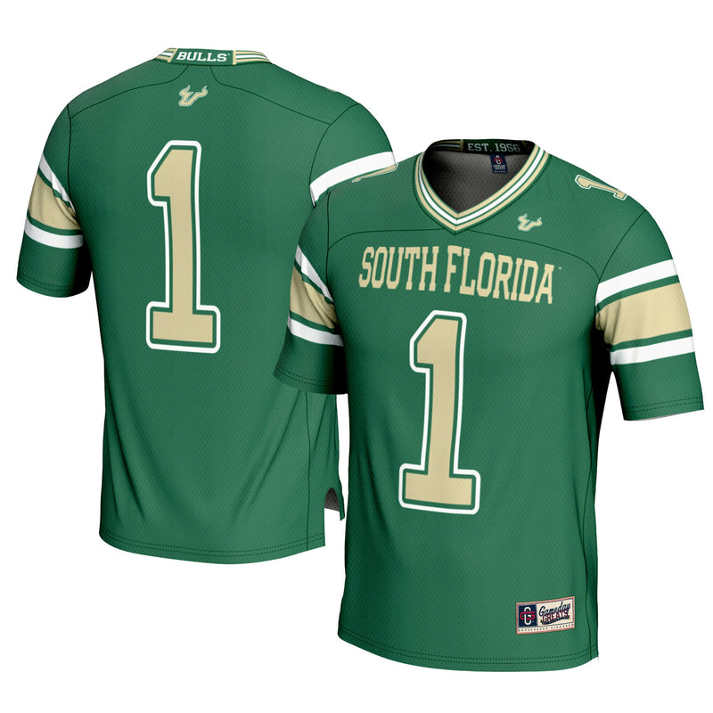 #1 South Florida Bulls Football Jersey - Green