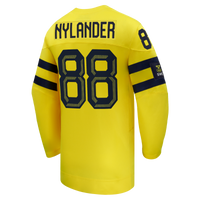 Sweden Hockey William Nylander Yellow 2026 Away Replica Jersey
