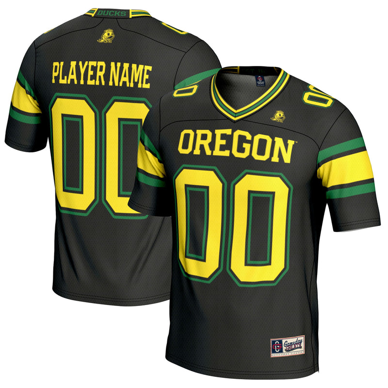 Oregon Ducks NIL Pick-A-Player Football Jersey - Black