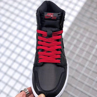 Sneakers, Black Red Colorway, Lace Up Design, Casual Gift for Sneaker Fans