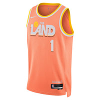 Cleveland Cavaliers 2025/26 City Edition Swingman Jersey - Orange - Max Strus