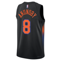New York Knicks Statement Edition Jersey - Black - OG Anunoby