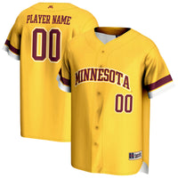 Minnesota Golden Gophers NIL Pick-A-Player Lightweight Baseball Jersey - Gold