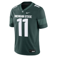 Alessio Milivojevic Michigan State Spartans Game Football Jersey - Green