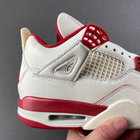 Low Top Sneakers, Off White Red Colorway, Valentine Design, Lace Up Design, Casual Gift for Sneaker Fans