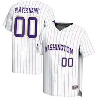 Washington Huskies NIL Pick-A-Player Lightweight Baseball Jersey - White