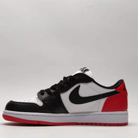 Low Top Sneakers, White Black Colorway, Lace Up Design, Casual Gift for Sneaker Fans